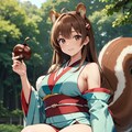 リスと栗A 8枚目