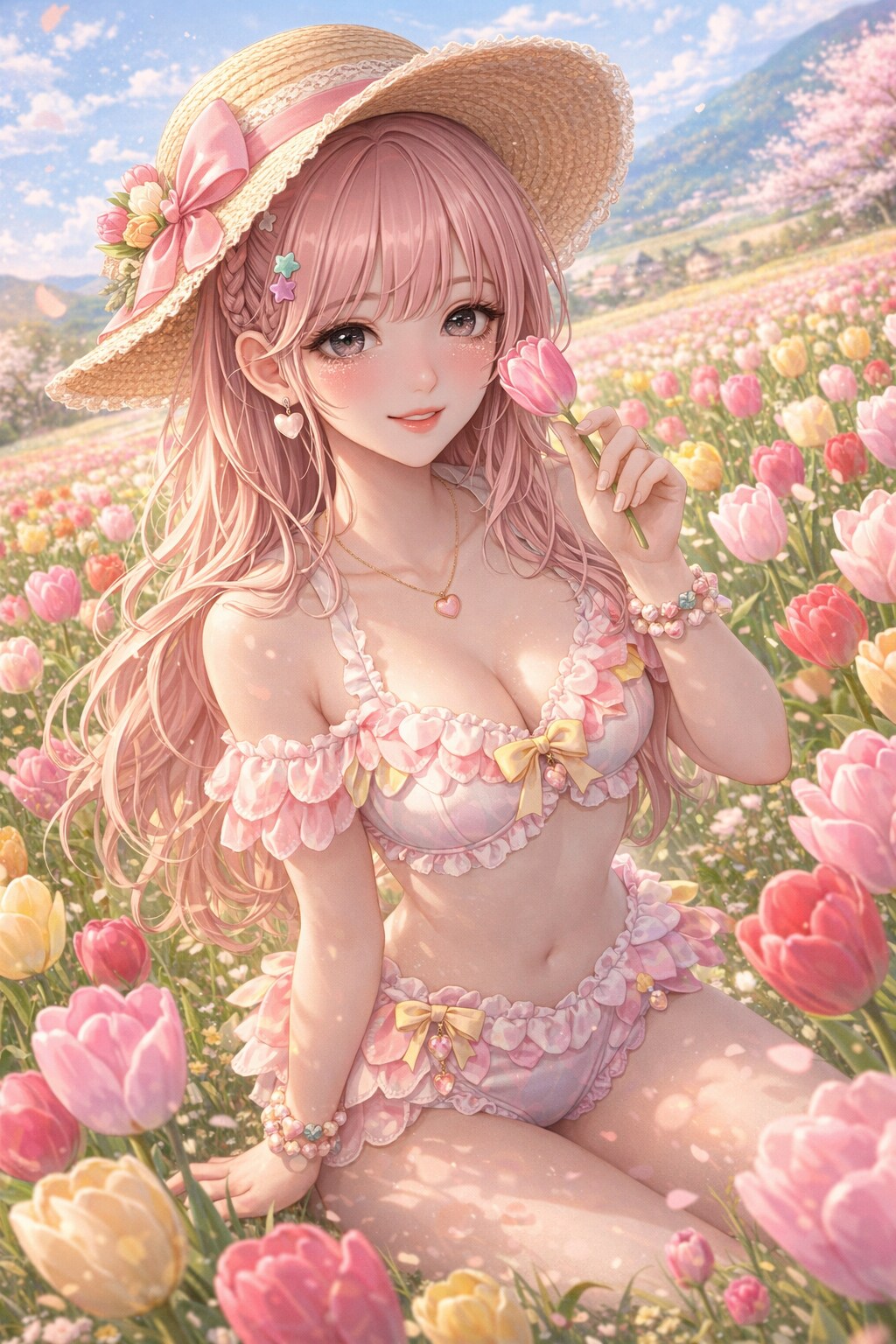 落果ちゃん×春水着