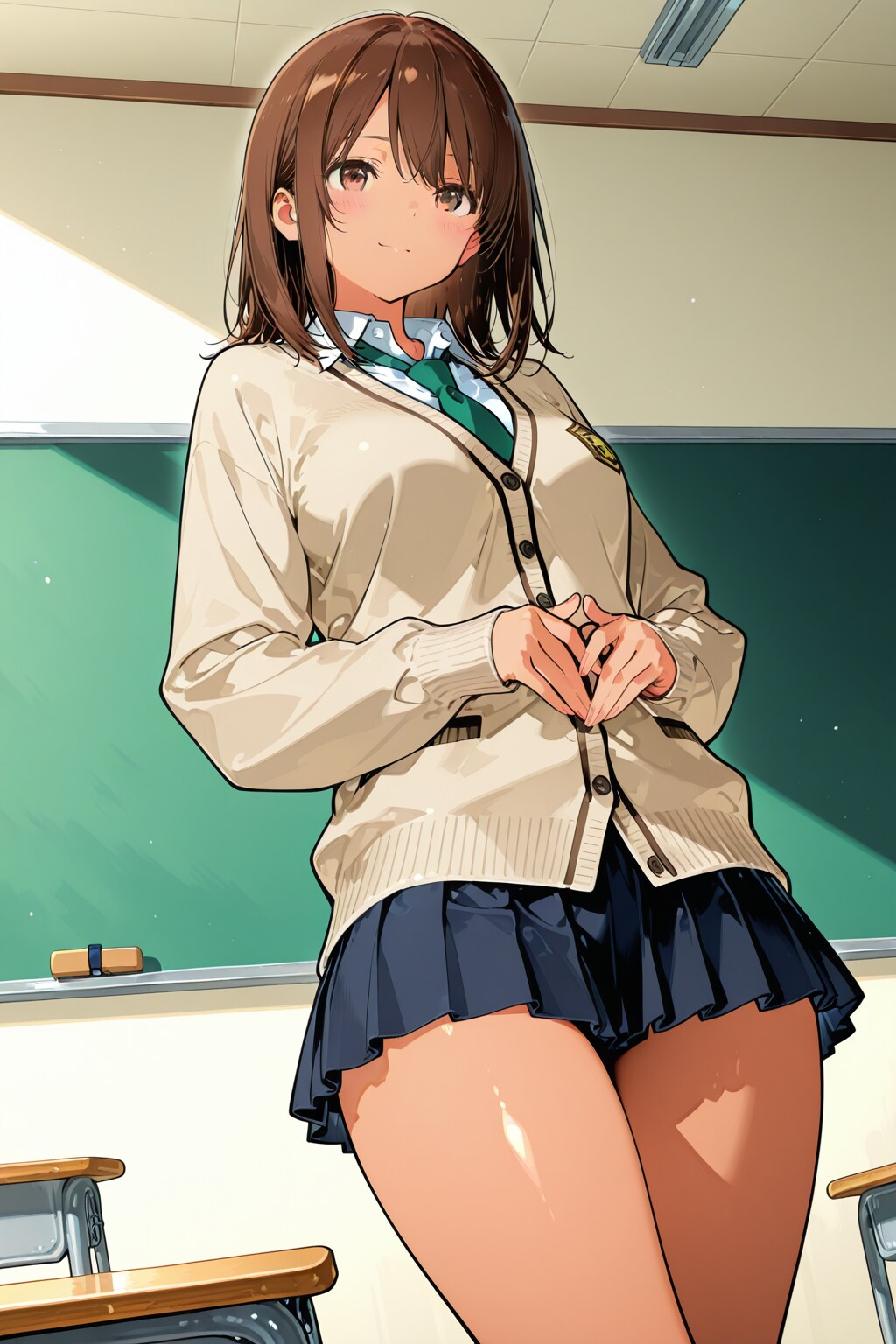 聖寧女学院の制服姿のうちの子達 | の人気AIイラスト・グラビア