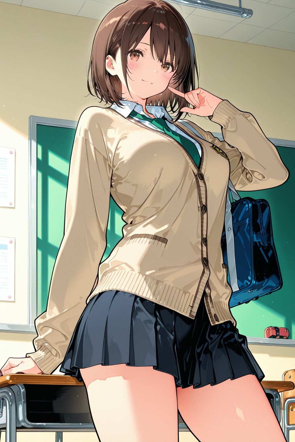 聖寧女学院の制服姿のうちの子達