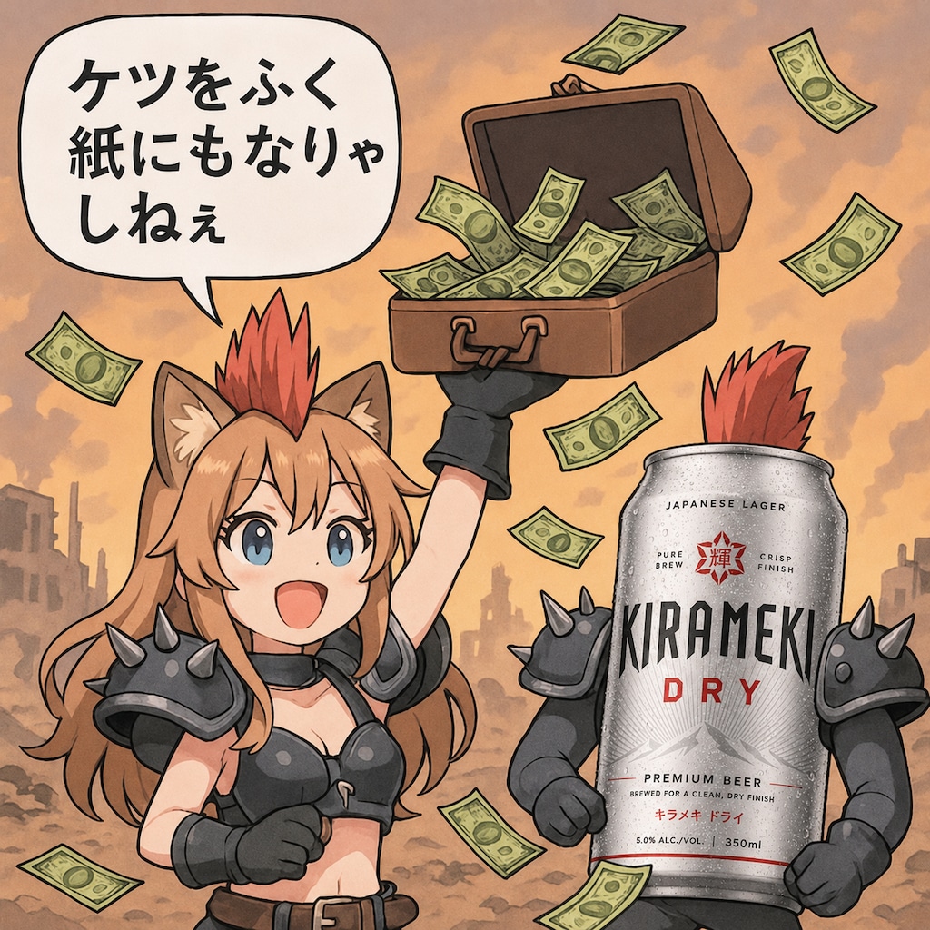 お札なんか不要な終末世界の小さな女の子