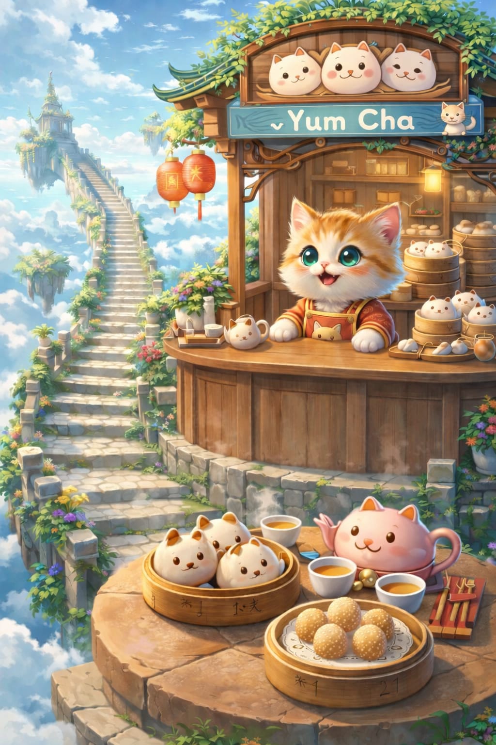 仔猫店主の天空飲茶