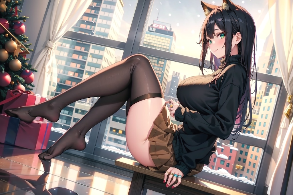 窓辺でたたずむ香苗さん