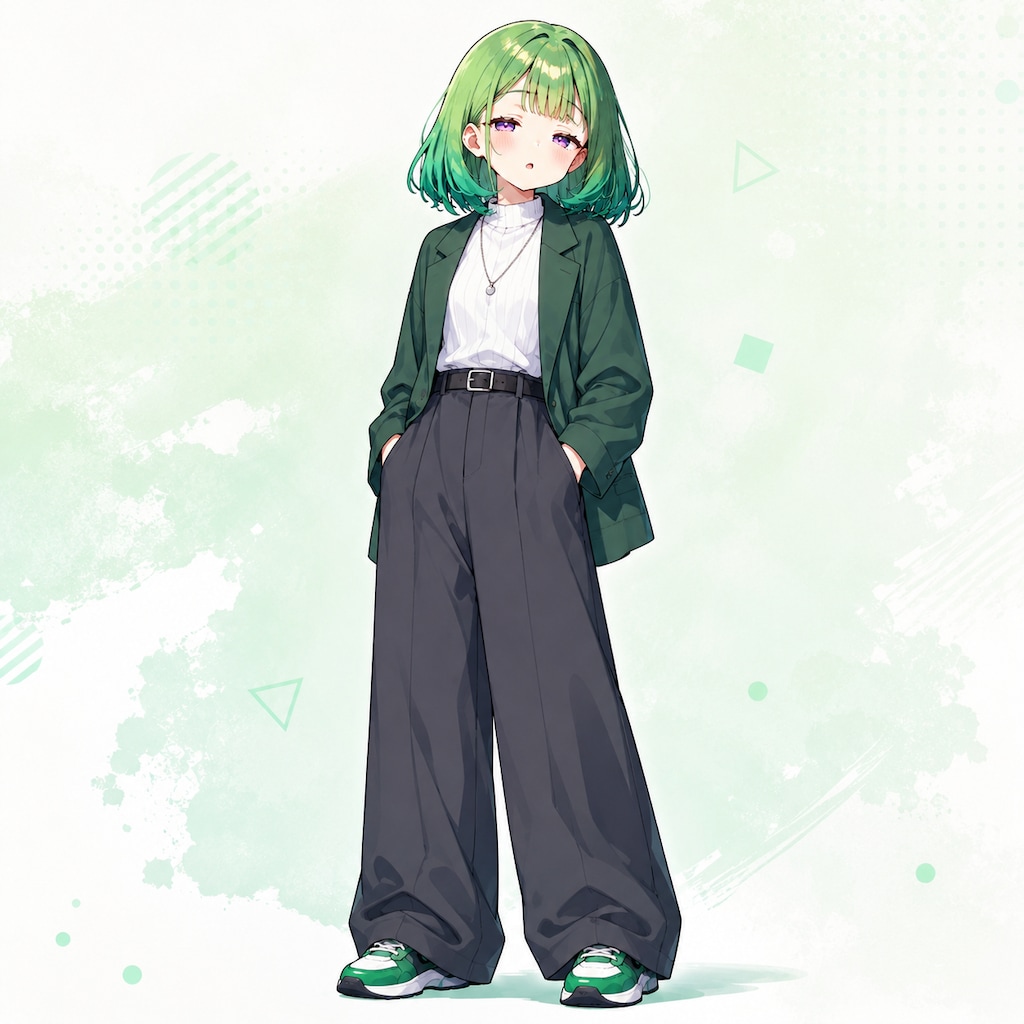 ワイドレッグパンツ