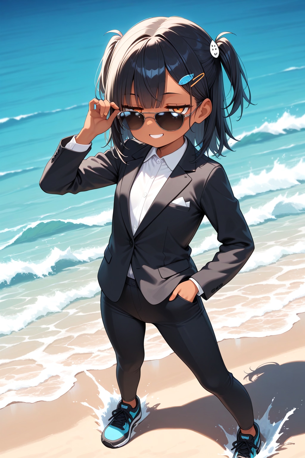 こなつ、サザエにヤキを入れる