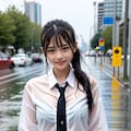 通り雨JK 3枚目