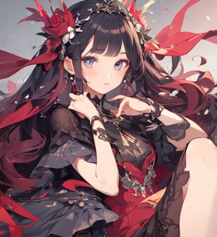 ゴシックドレス２ | の人気AIイラスト・グラビア