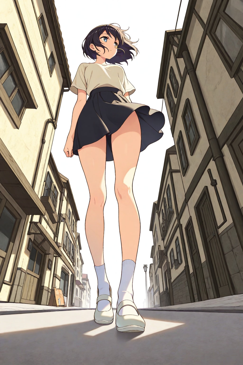 見上げれば、彼女がいた