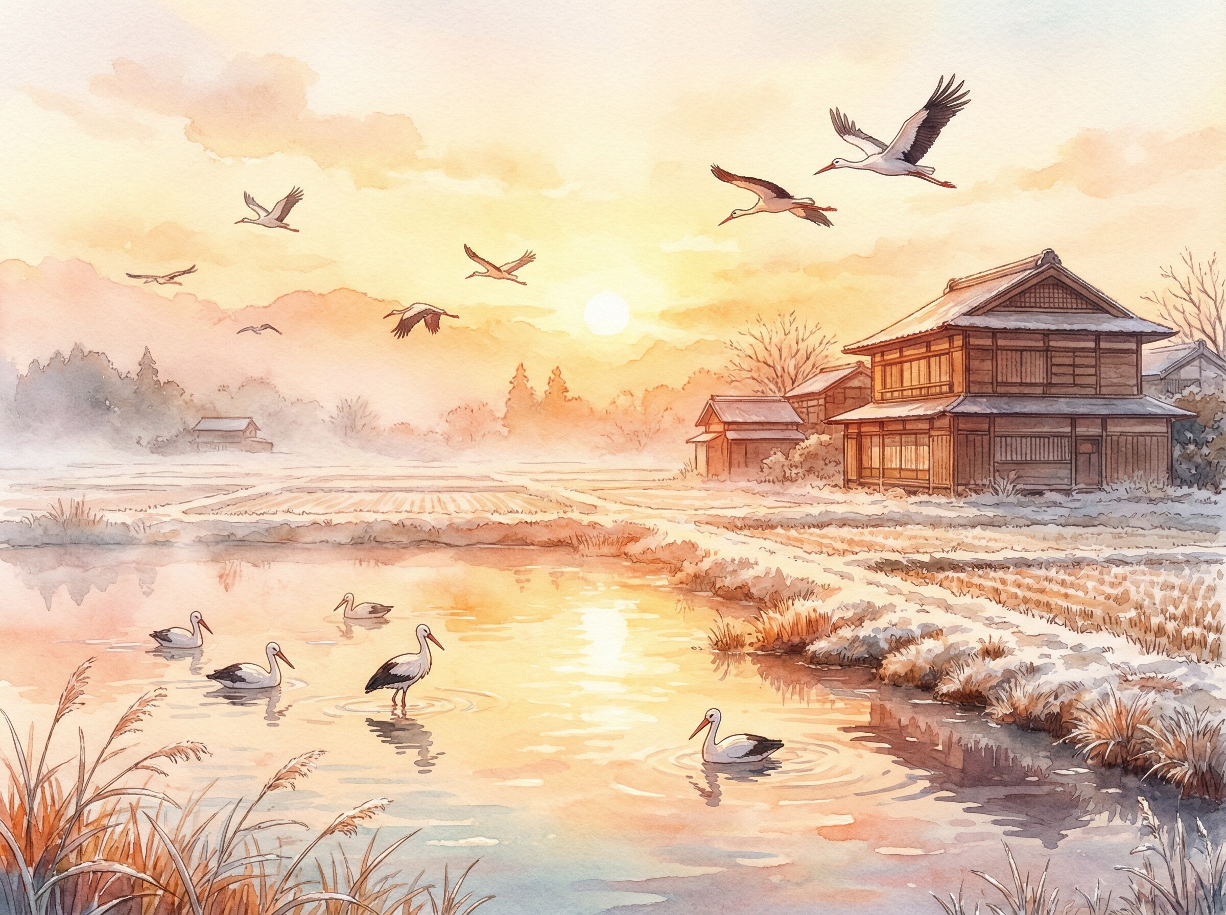 冬の朝 | の人気AIイラスト・グラビア