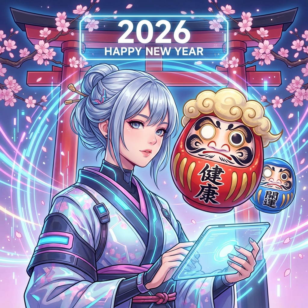 「未来を紡ぐ四色のだるま姫」