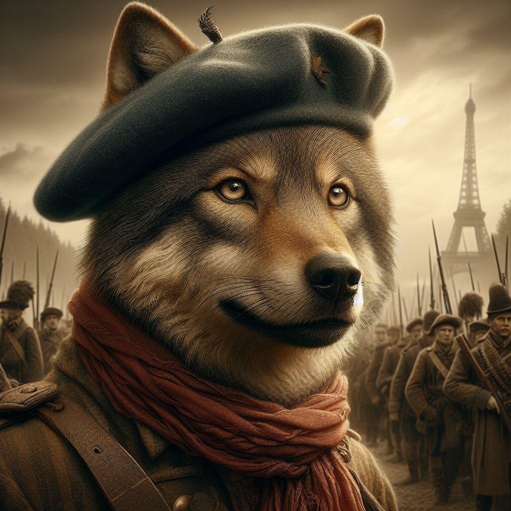 ベレー帽🐺