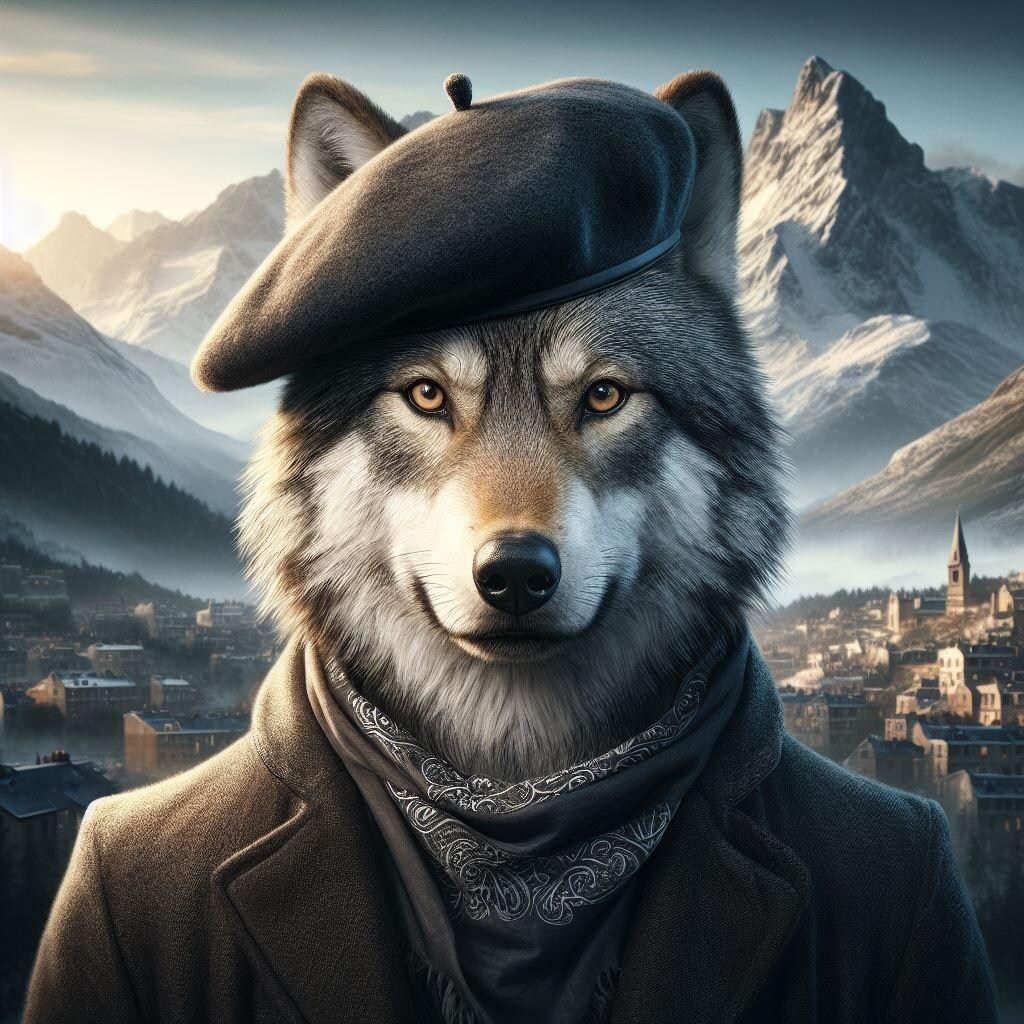 ベレー帽🐺
