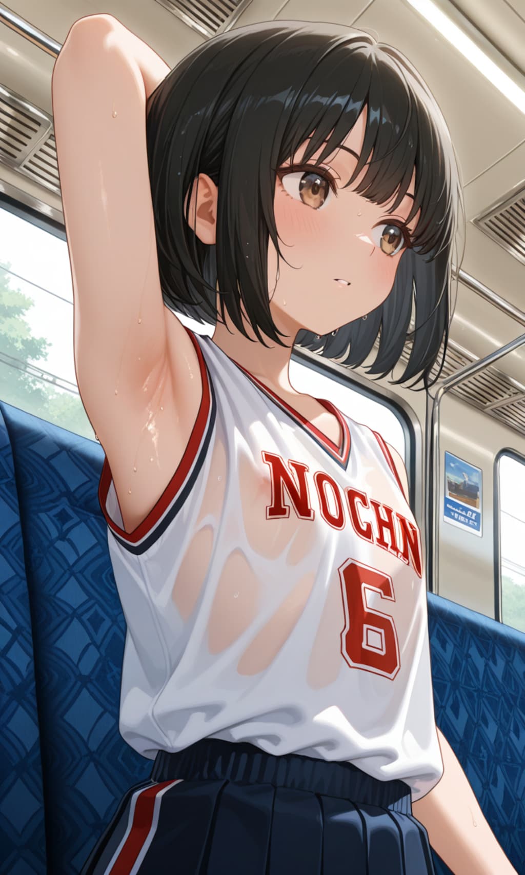 汗臭くないかなぁ？（１年前のバスケちゃん）