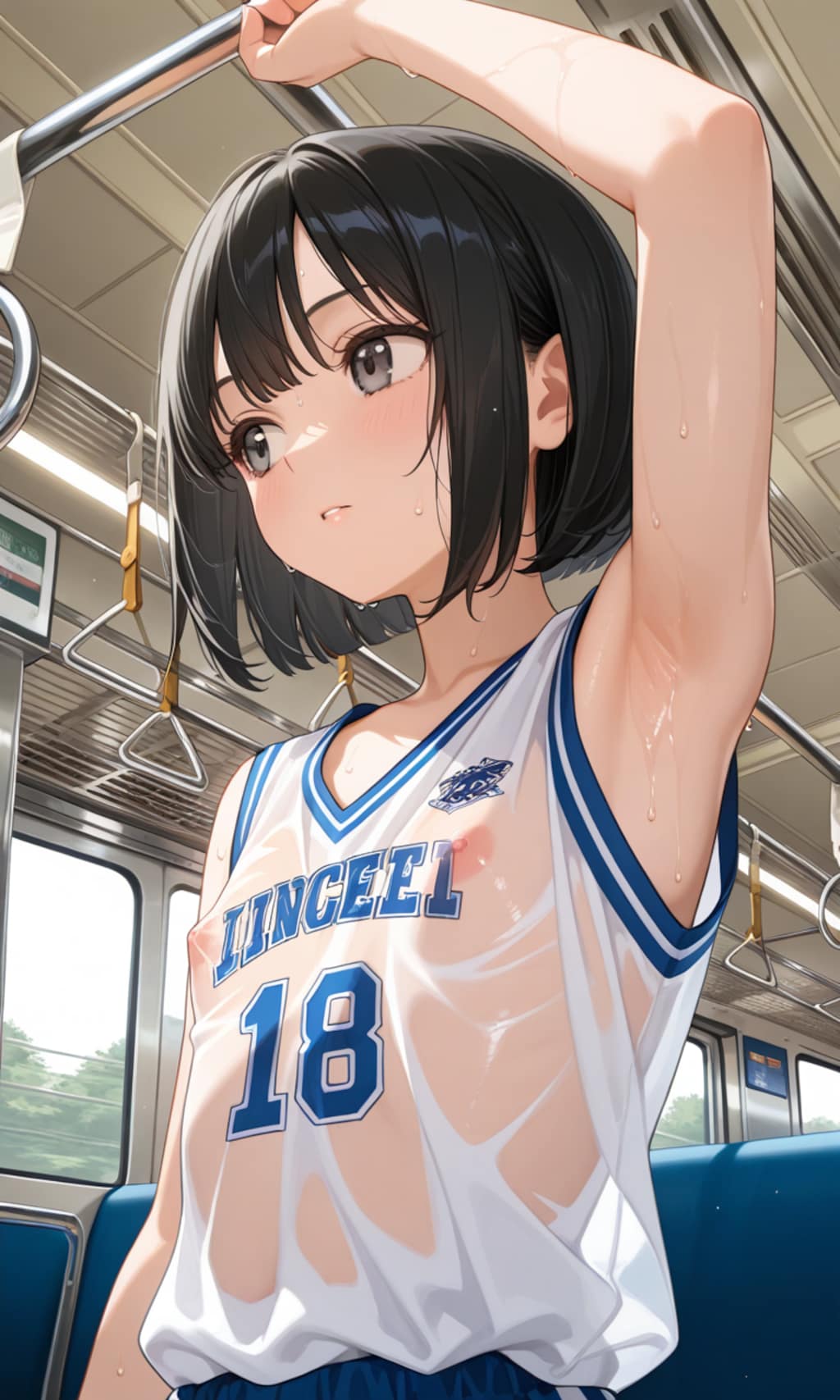 汗臭くないかなぁ？（１年前のバスケちゃん）