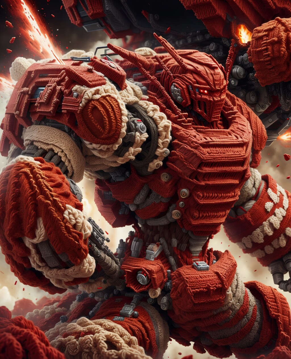 毛糸製安全配慮型ロボ