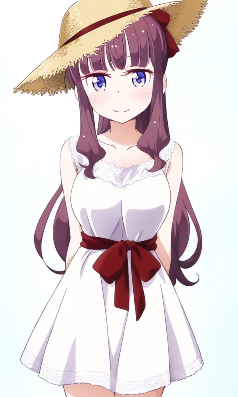 滝本ひふみ 麦わら帽子とワンピース