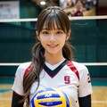 バレーボール女子 4枚目