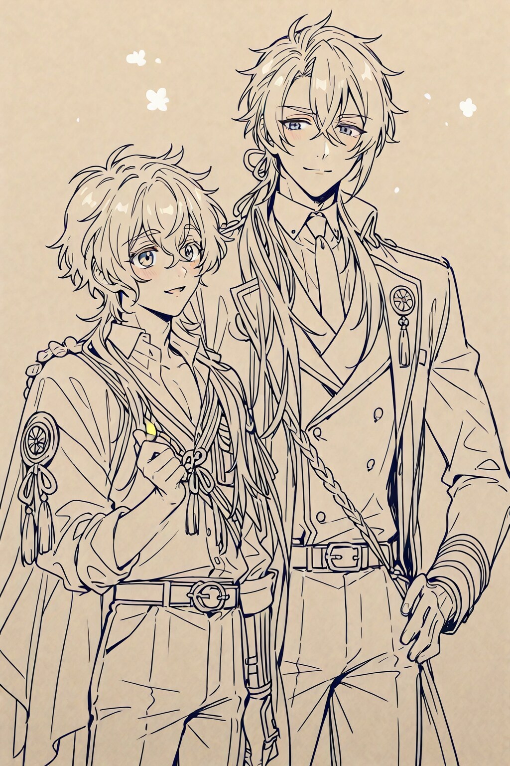 刀剣乱舞作ろうとしたらBL風なイラストできた件