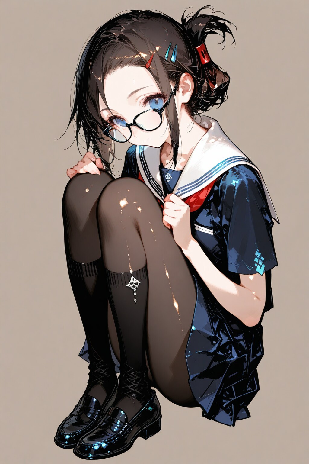 眼鏡女子
