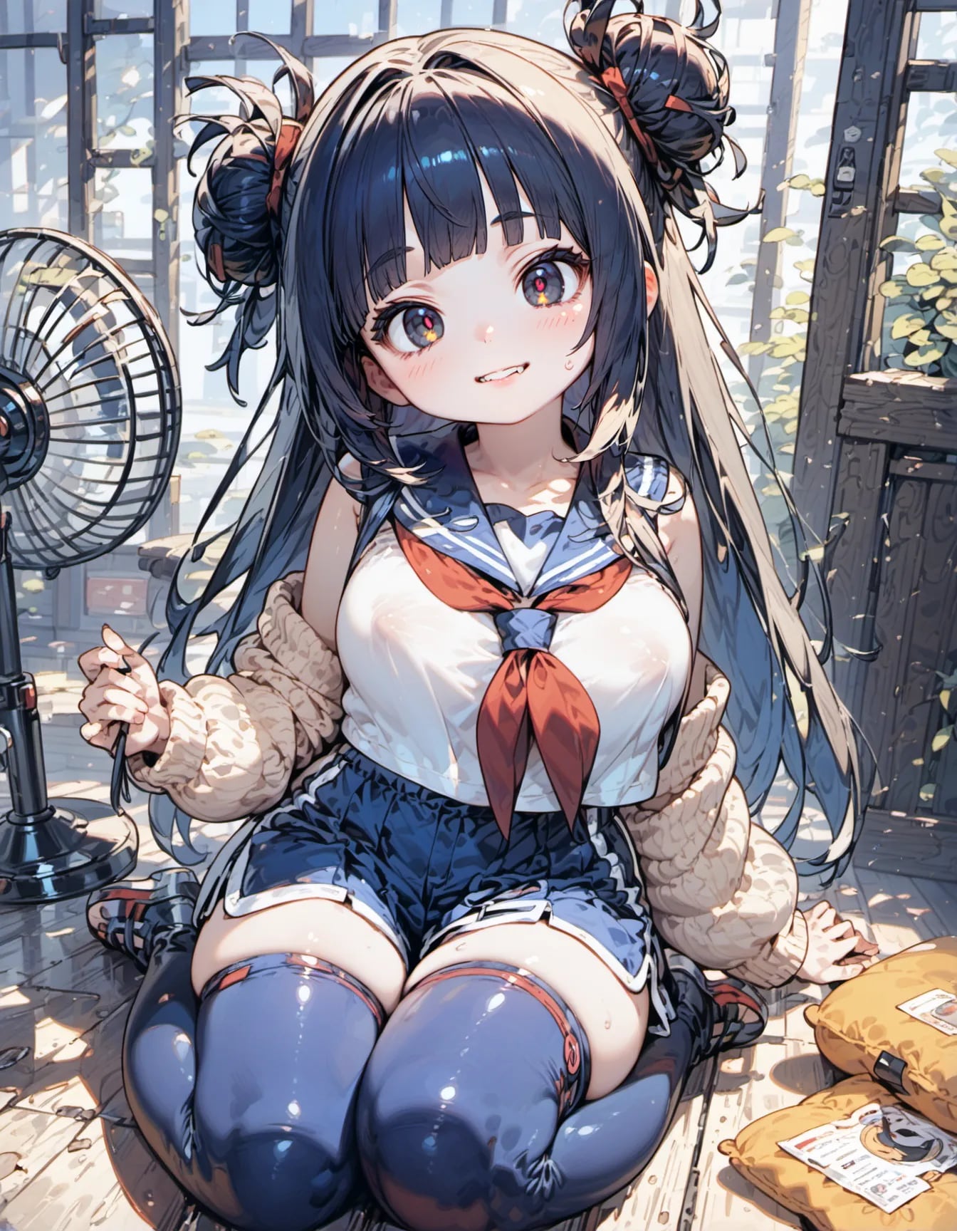 Breeze of the Fan | の人気AIイラスト・グラビア