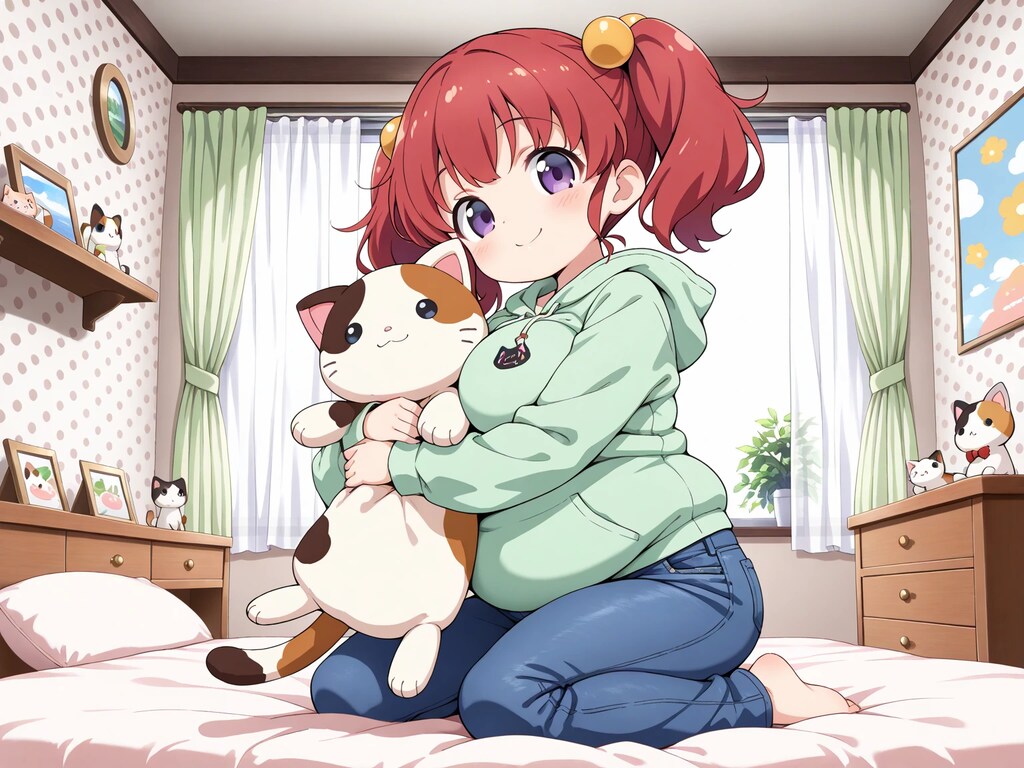 めぐみちゃんとベッドルーム