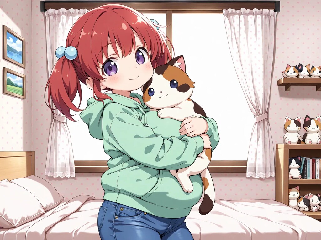 めぐみちゃんとベッドルーム