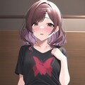 依頼されたのでTシャツを着てショートパンツを履いているシャニマスの樋口円香さんを生成した 5枚目