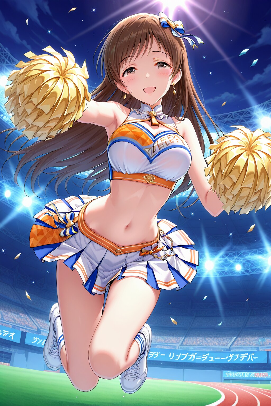 チアリーダーコスチュームの新田美波ちゃん　by #QILIN