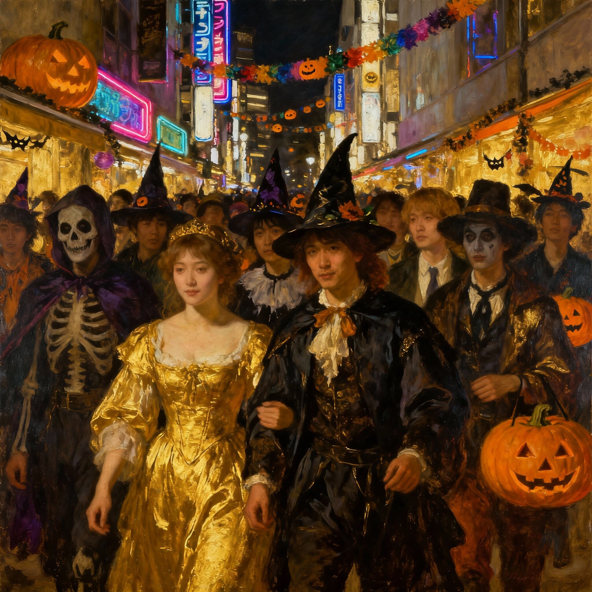 レンブラント「渋谷のハロウィン」 | の人気AIイラスト・グラビア
