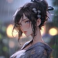 雨の七夕 2枚目