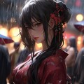 雨の七夕 3枚目