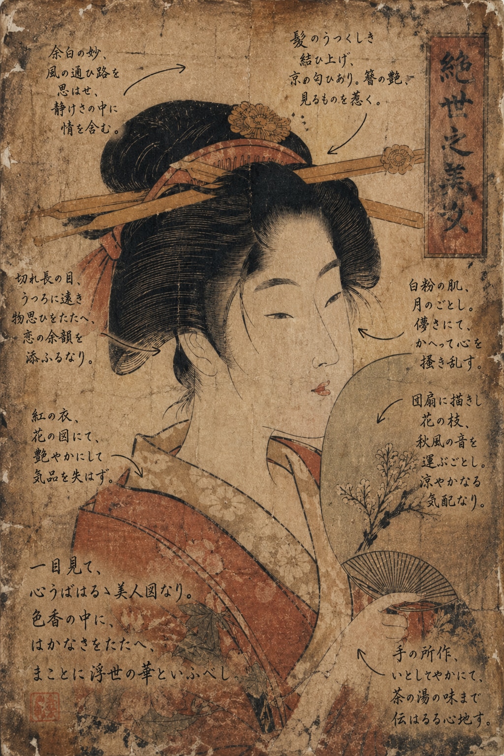 当時の浮世絵評論家のコメント