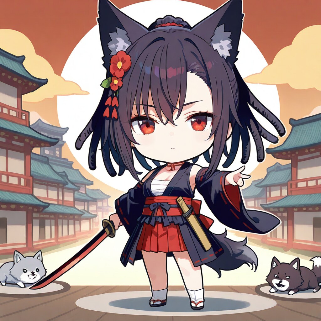 侍ルゥナちゃん