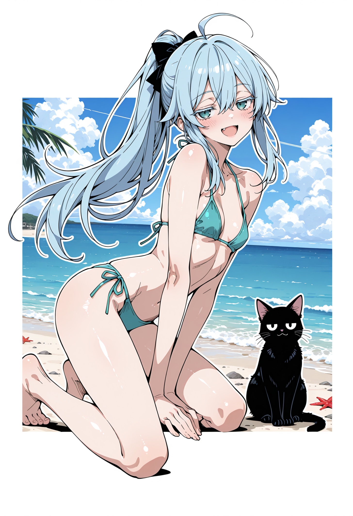 海とジト目