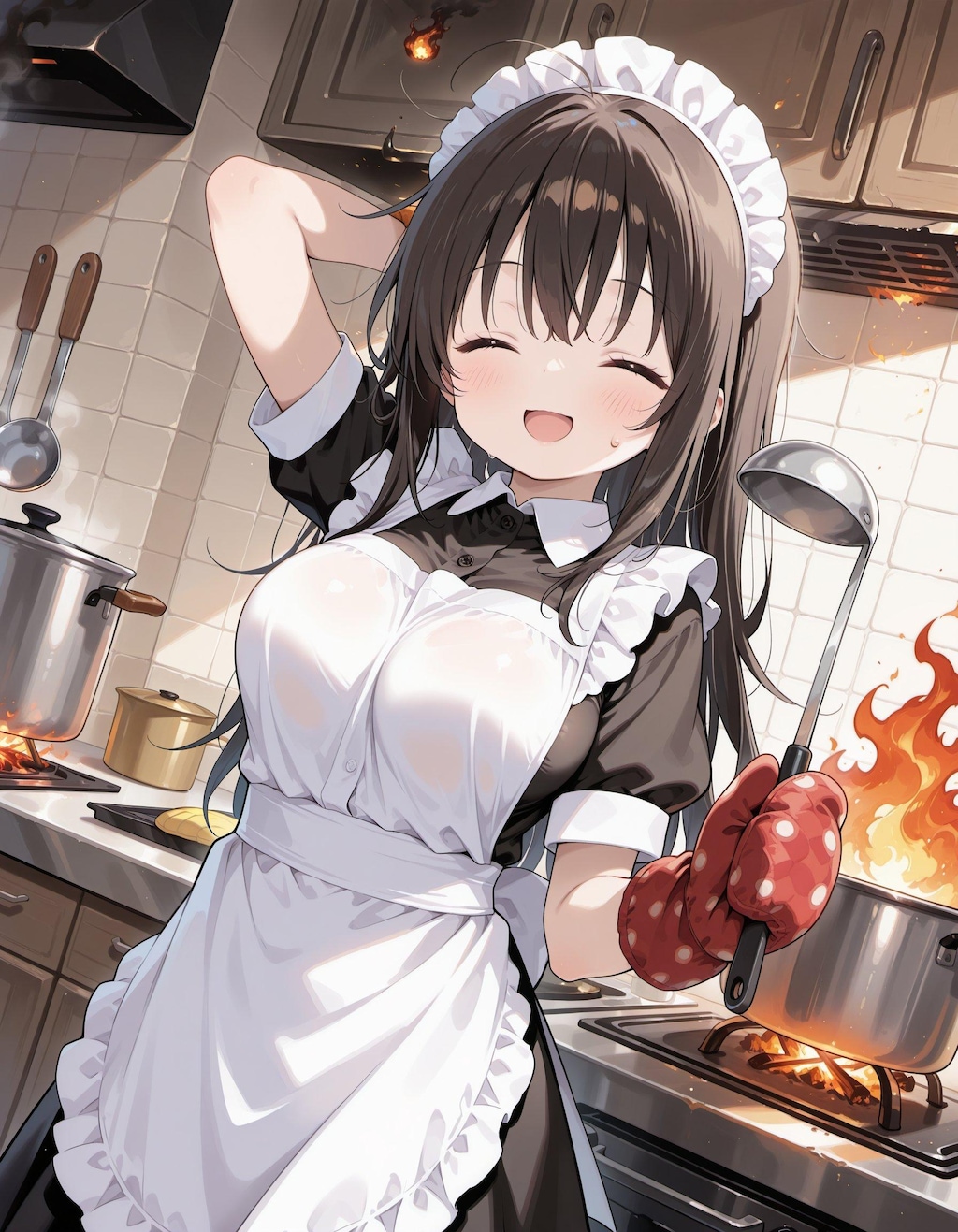 あはは、もうすぐできるから…