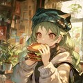 ギター少女✖︎ハンバーガー②🐾 2枚目