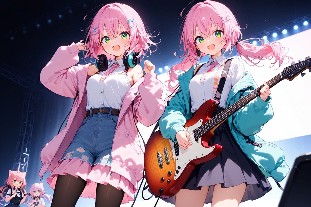 ガールズバンドなうちの子たち