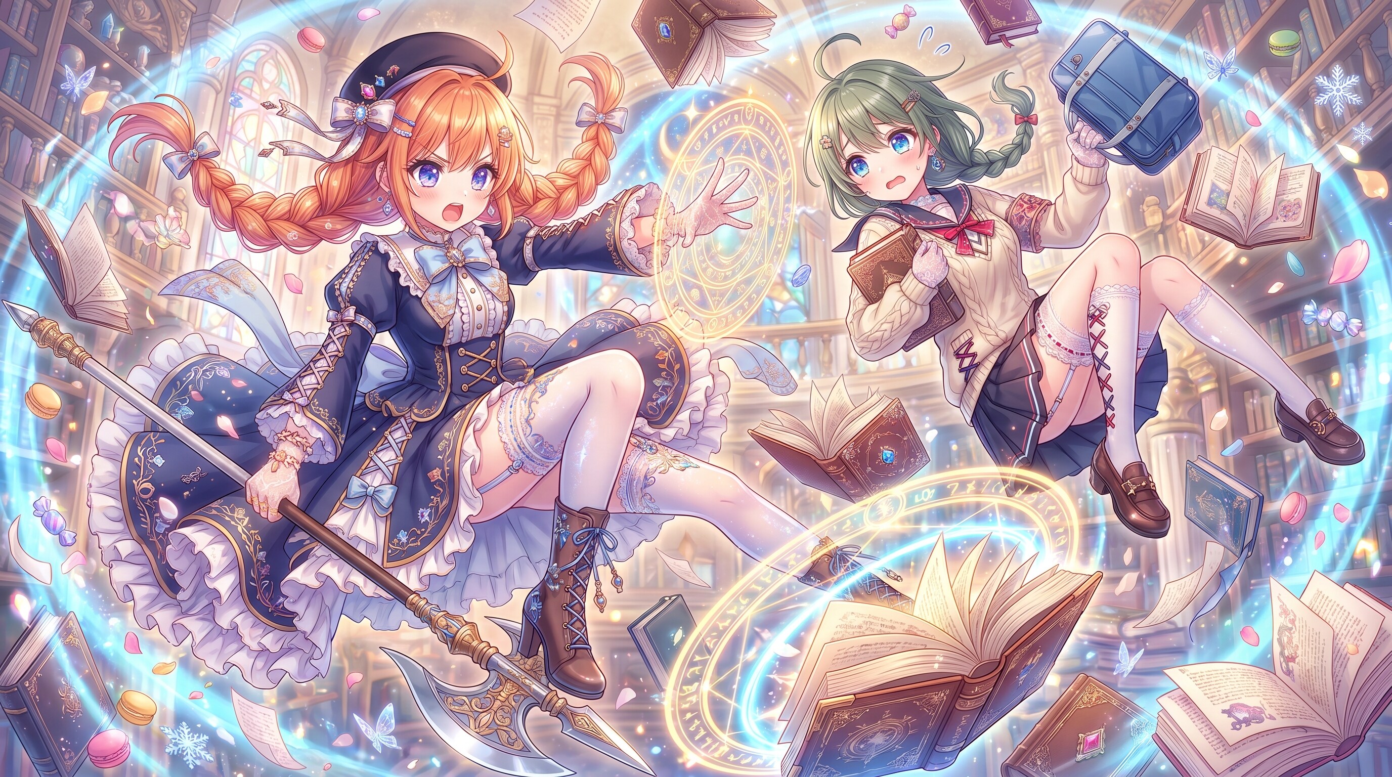 蒼環に舞う魔書双華