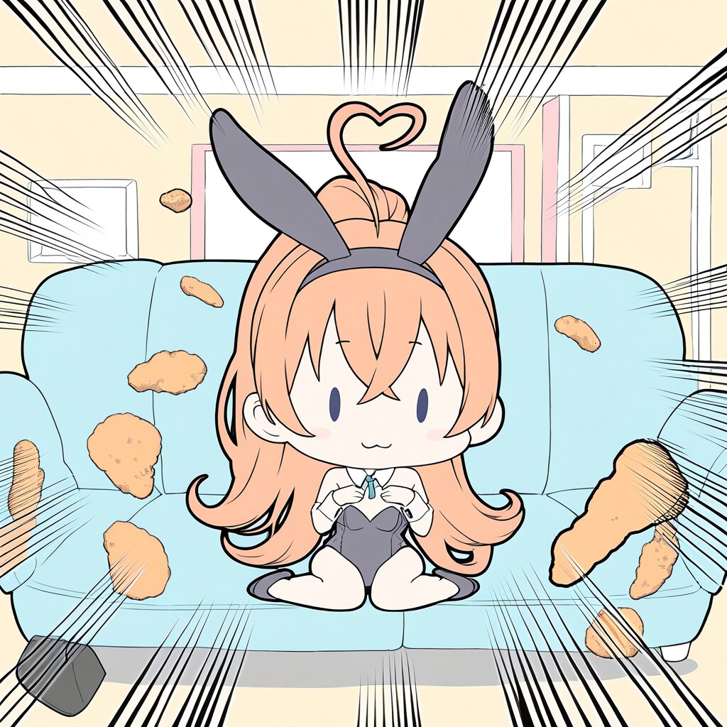 410 唐揚げバニーの伝承を語るドヤ子