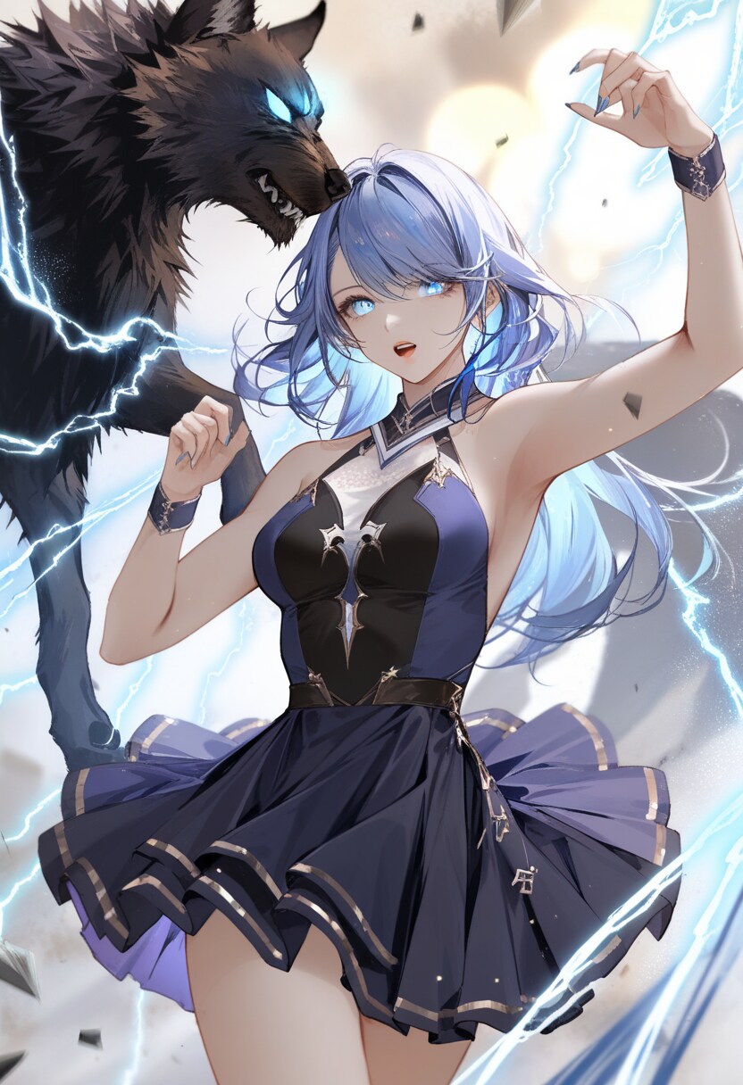 Days AI「聖獣使いの女性魔導士」 | の人気AIイラスト・グラビア