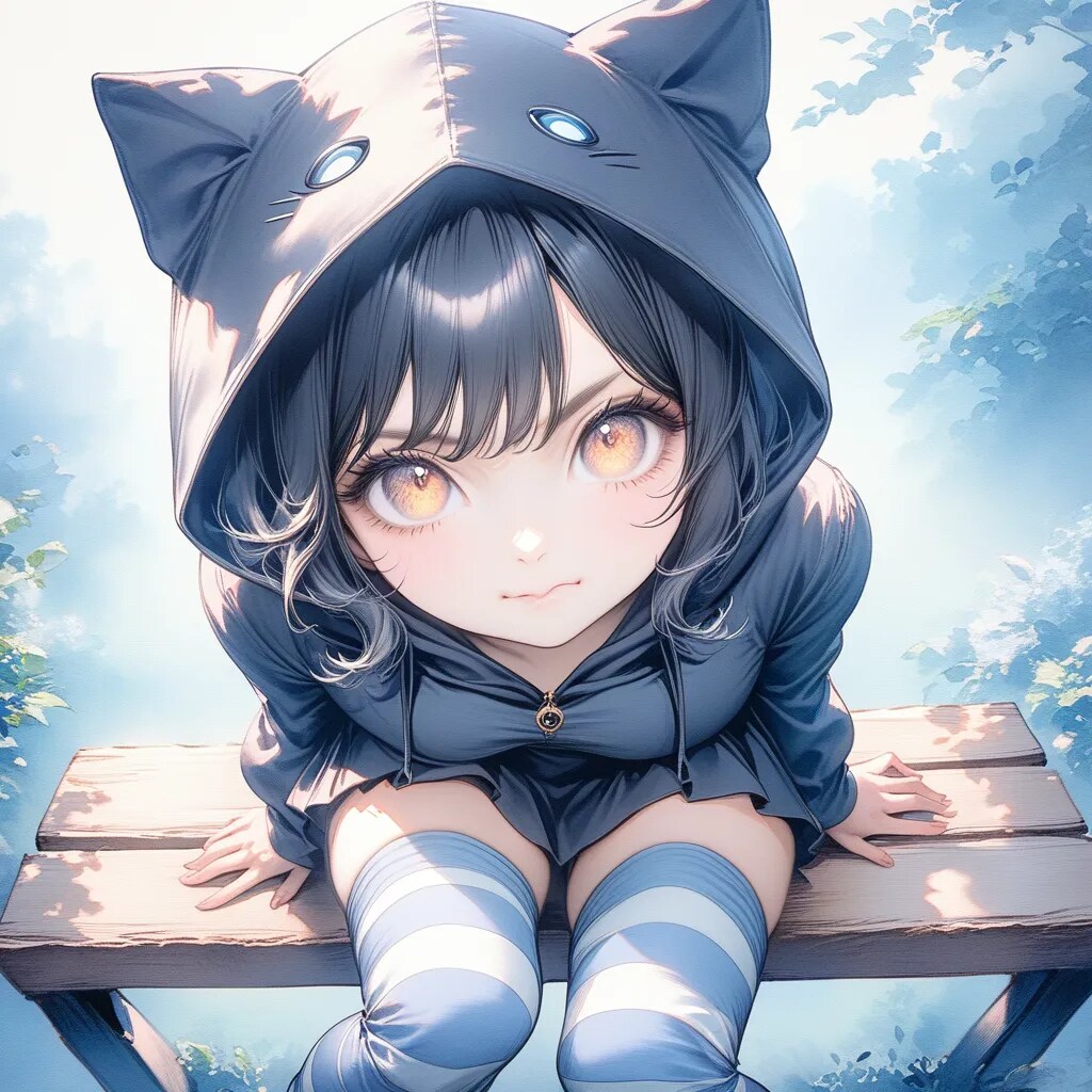 絶対領域 | の人気AIイラスト・グラビア