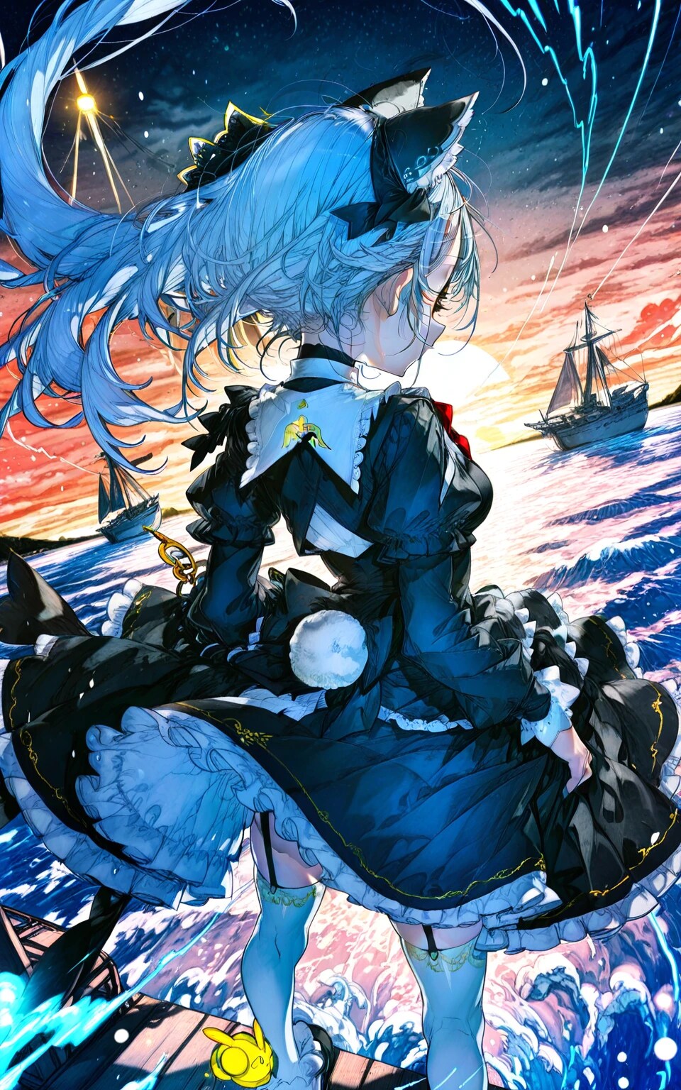 雷撃娘 | の人気AIイラスト・グラビア