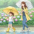 雨のお散歩♪ 3枚目