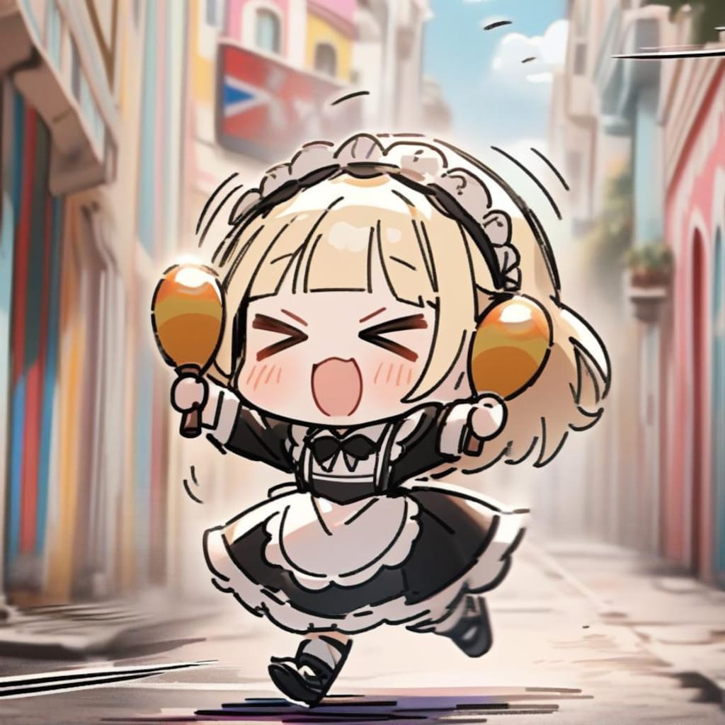 🇨🇺🎺Ritmo de Anhelo y Felicidad🪇🇨🇺～メイドちゃん in プエルトリコ～