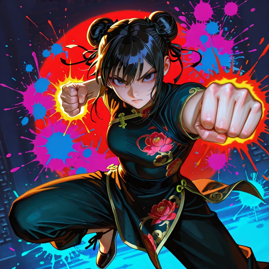 カンフー・ガール | の人気AIイラスト・グラビア