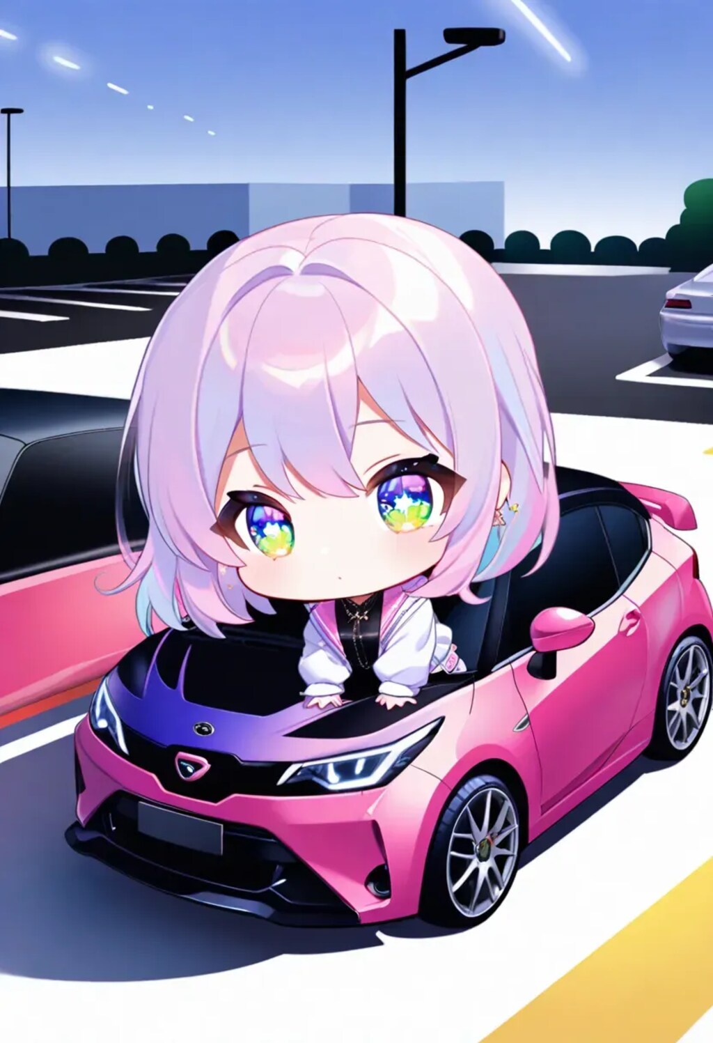 ごっこ（駐車場）