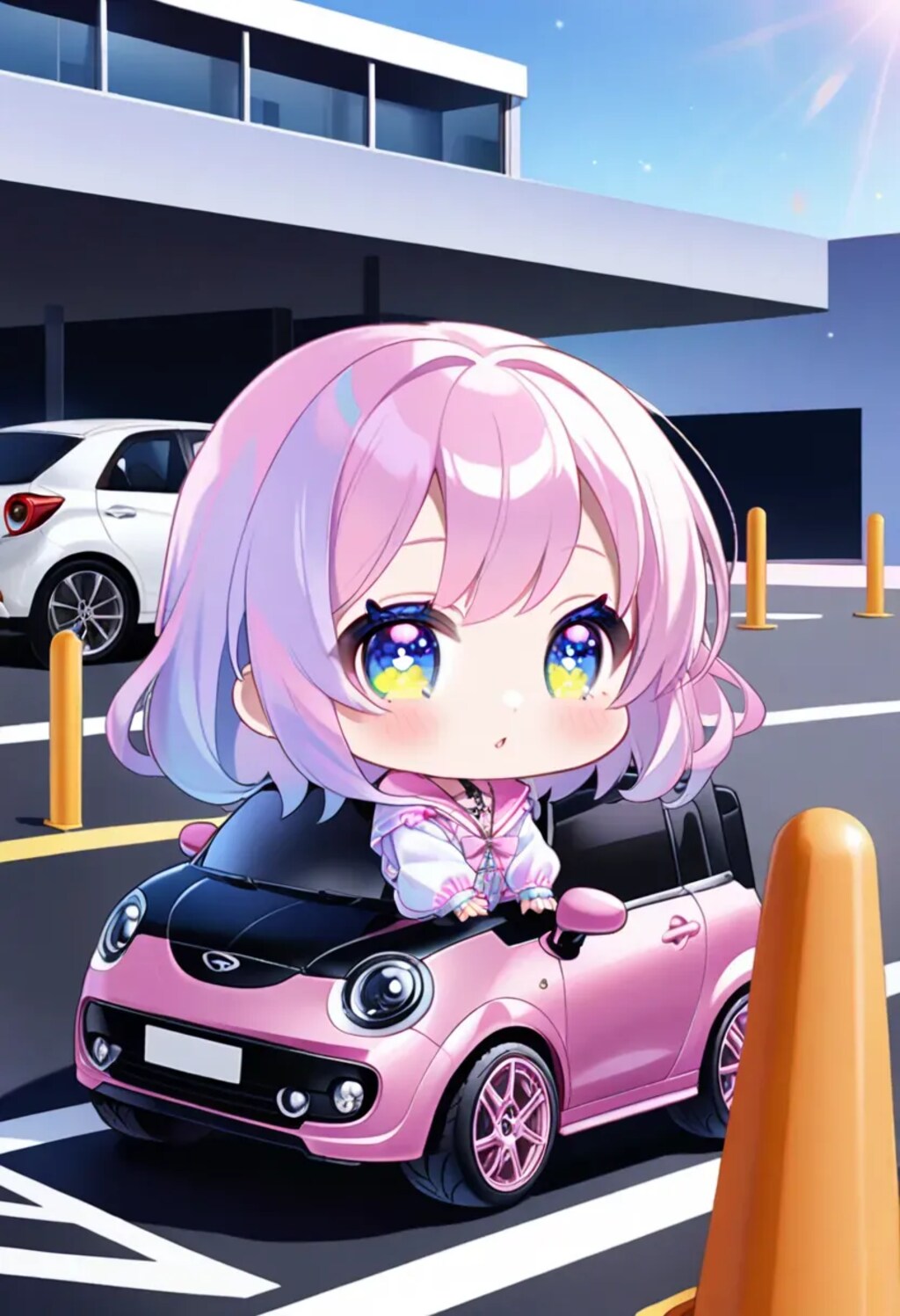 ごっこ（駐車場）