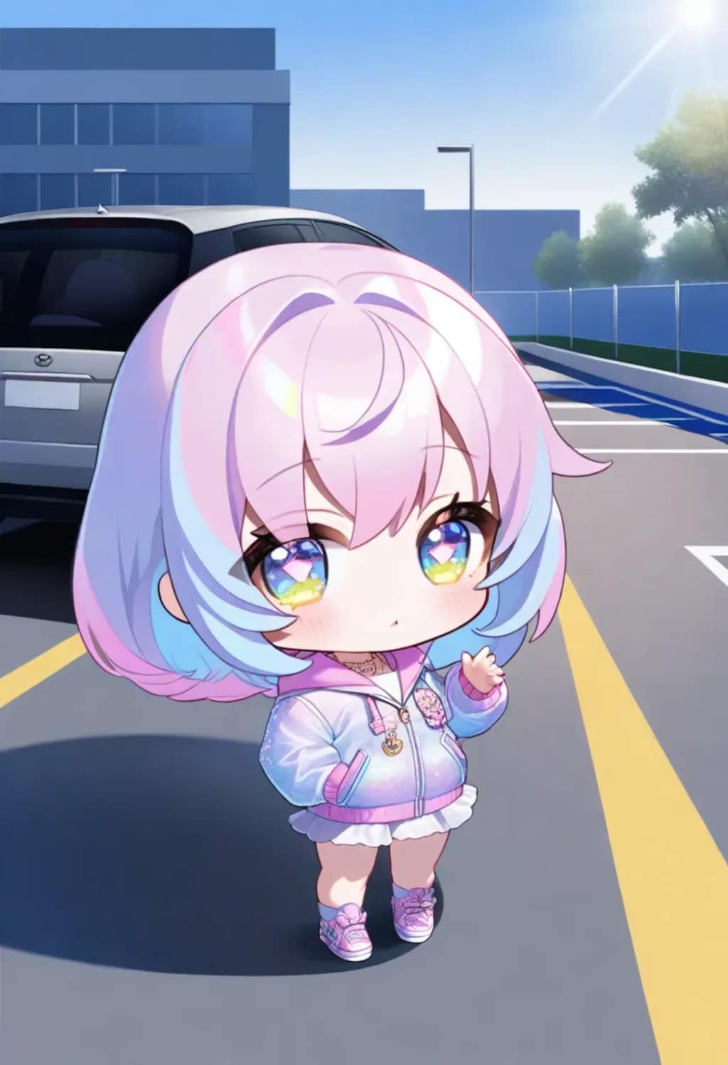 ごっこ（駐車場）