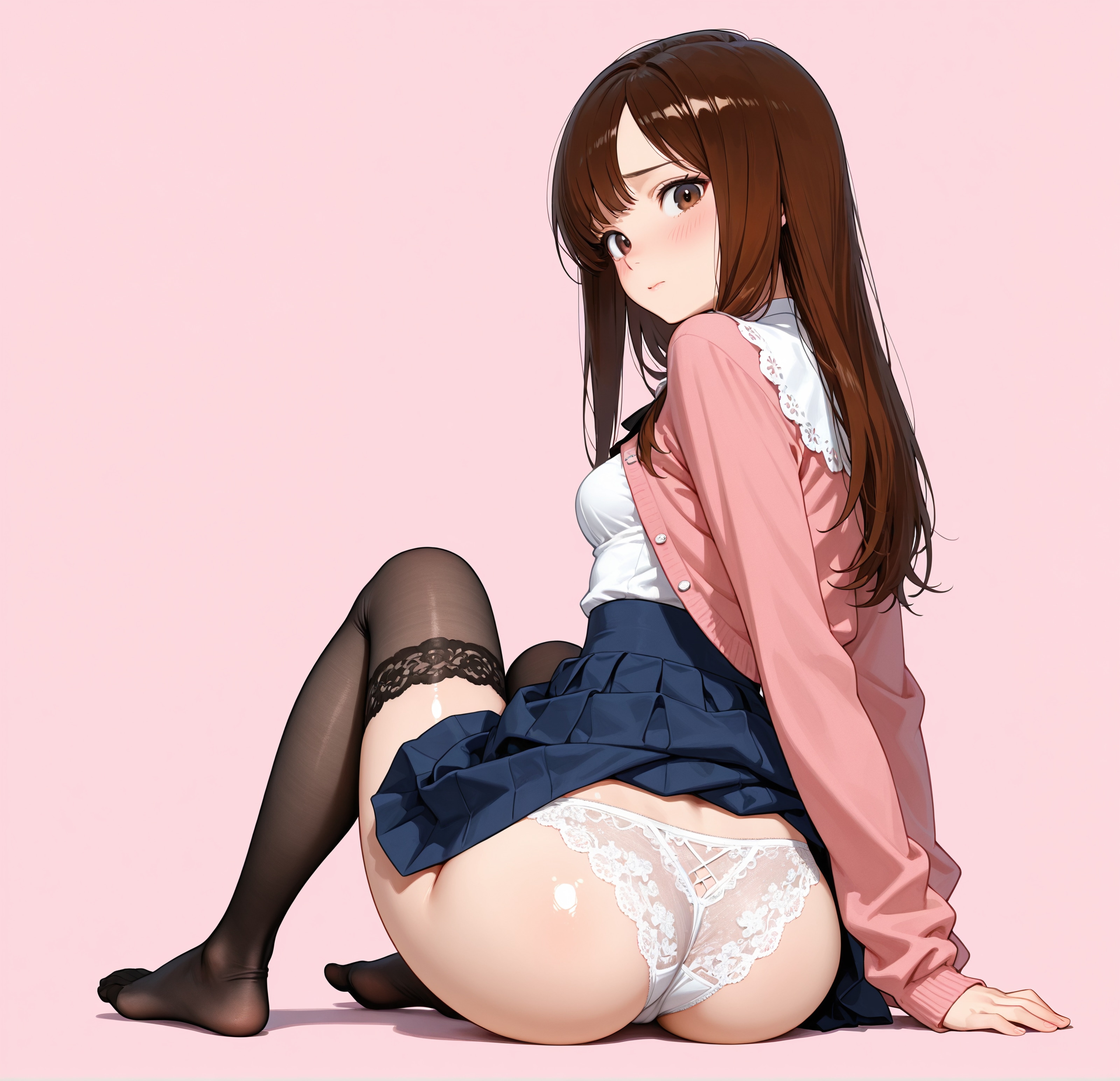 振り向き美尻