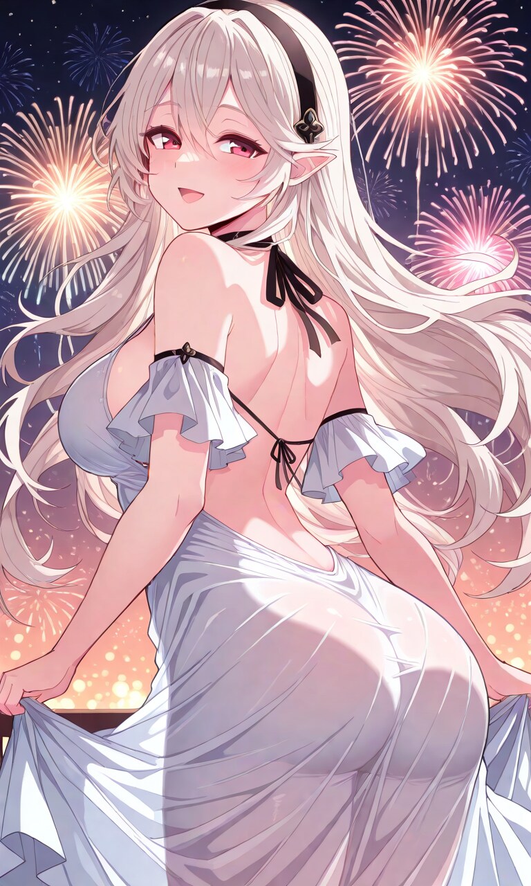 夏と花火と彼女